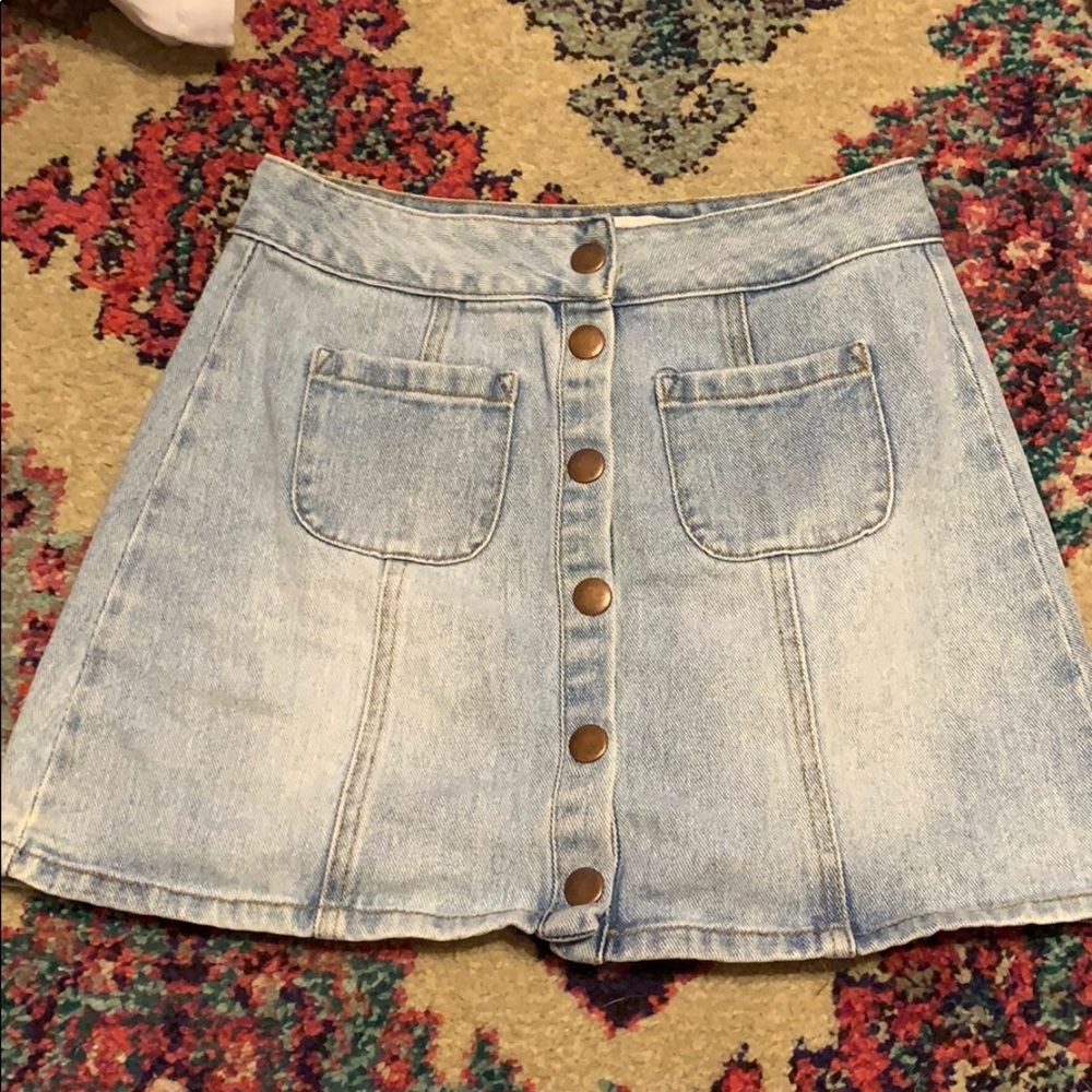 Brandy Melville jean skirt